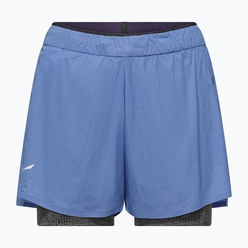 Pantaloni scurți de trekking pentru femei Salewa Pedroc DST 2IN1 morning blue int/0870