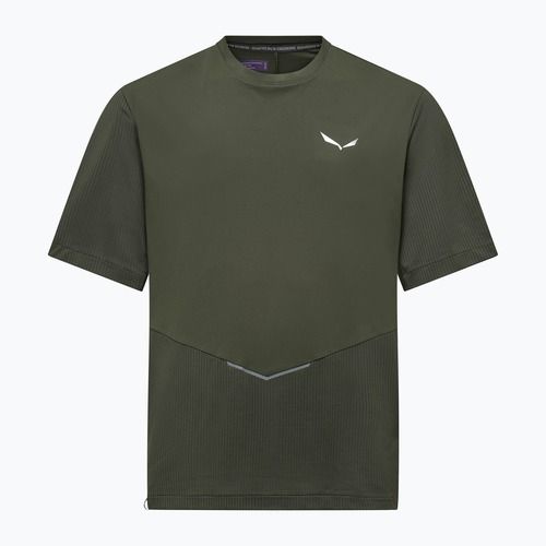 Tricou pentru bărbați Salewa Pedroc Dry Hyb dark olive