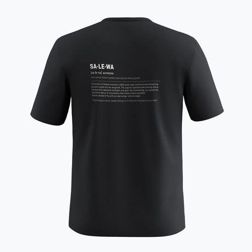 Tricou pentru bărbați Salewa Eagle Vocab black out
