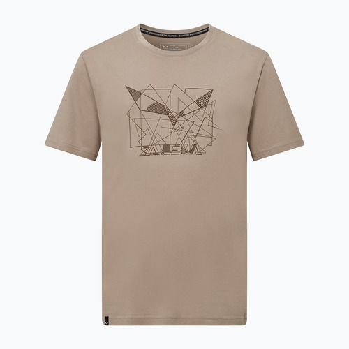 Tricou pentru bărbați Salewa Eagle Geometric quicksand