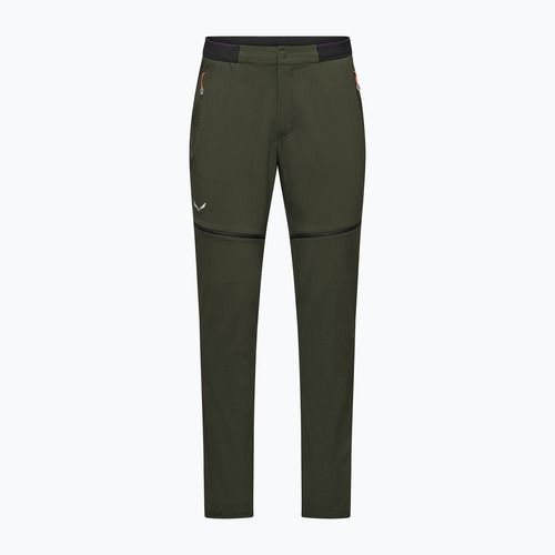 Pantaloni de trekking pentru bărbați Salewa Pedroc 3 DST 2IN1 dark olive