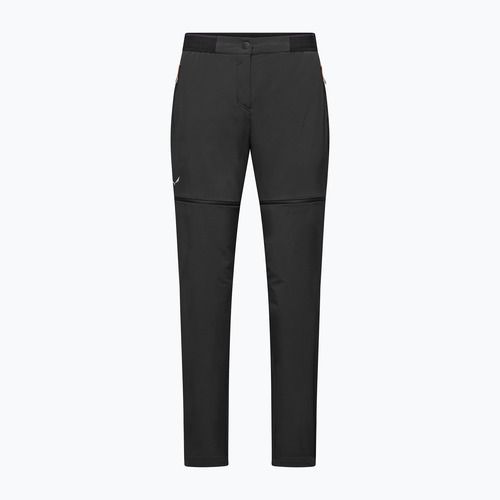 Pantaloni de trekking pentru femei Salewa Pedroc 3 DST 2IN1 black out