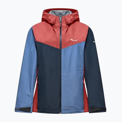 Geacă de ploaie pentru femei Salewa Puez Aqua 4 PTX 2.5L etruscan red/muli