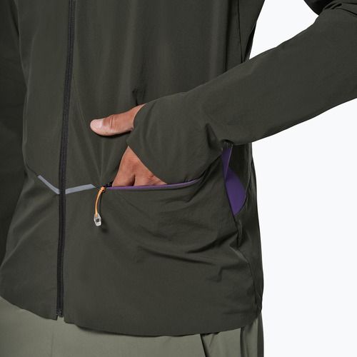 Geacă softshell pentru bărbați Salewa Pedroc DST Light dark olive/0910