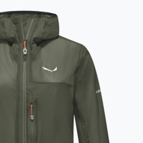 Geacă de ploaie pentru femei Salewa Pedroc 2 PTX 2.5 Light faded green