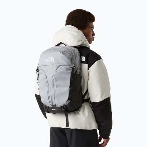 Rucsac urban The North Face Surge 31 l melt grey dark heather/tnf black