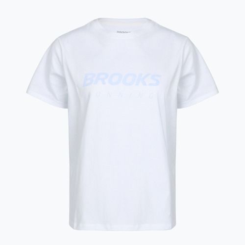 Tricou de alergare pentru femei Brooks Graphic white/halogen blue