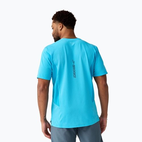 Tricou de alergare pentru bărbați Brooks Highpoint 2.0 blazing blue/atomic blue