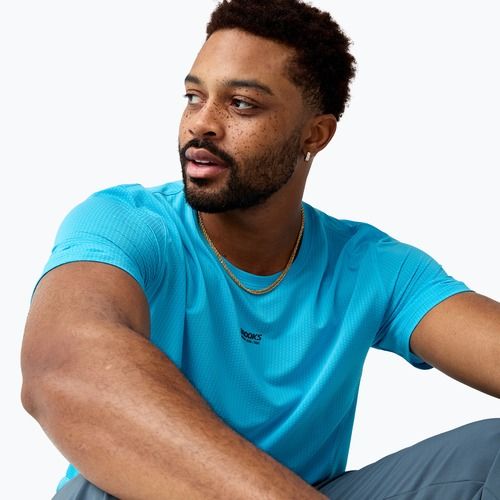 Tricou de alergare pentru bărbați Brooks Highpoint 2.0 blazing blue/atomic blue