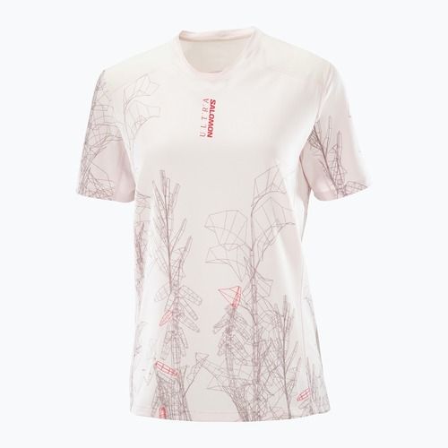 Tricou de alergare pentru femei Salomon S/Lab Ultra Tee Aop lilac ash
