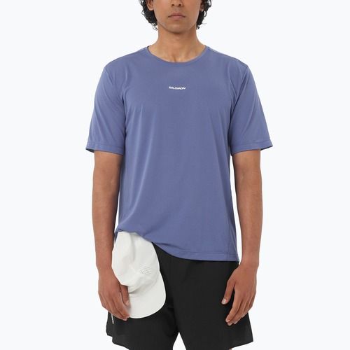 Tricou de alergare pentru bărbați Salomon Shakeout Core marlin