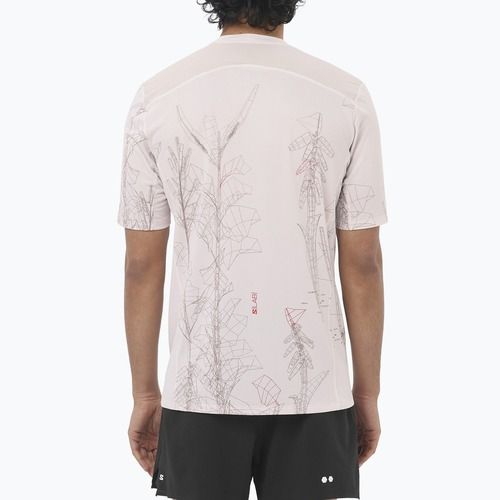 Tricou de alergare pentru bărbați Salomon S/Lab Ultra Tee Aop lilac ash