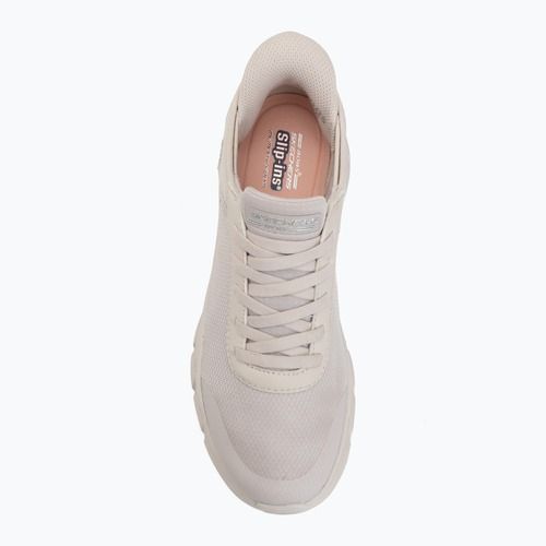 Încălțăminte pentru femei SKECHERS Bobs B Flex Hi Linear Force white