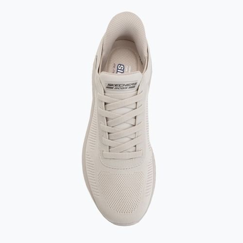 Încălțăminte pentru bărbați SKECHERS Bobs Squad Chaos Solid Step white