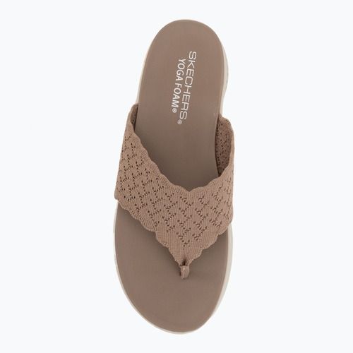 Papuci pentru femei SKECHERS Ultra Flex 3.0 Rhythm Waves brown