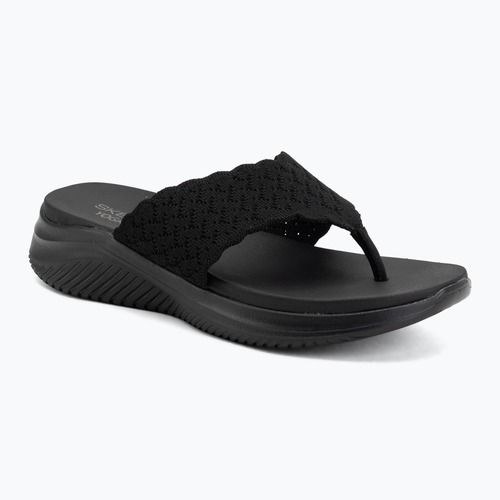 Papuci pentru femei SKECHERS Ultra Flex 3.0 Rhythm Waves black