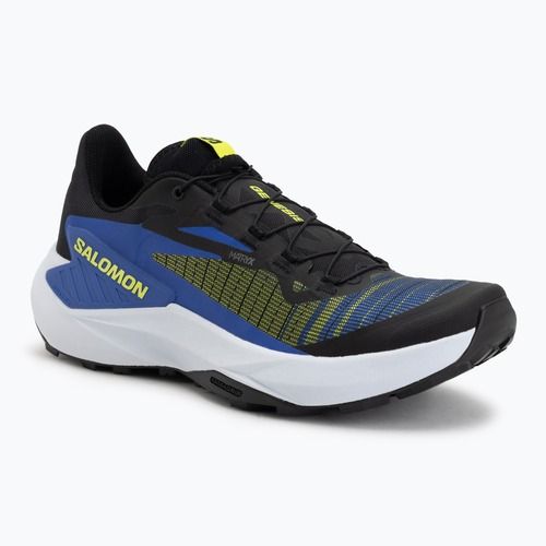 Încălțăminte de alergare pentru bărbați Salomon Genesis black/acid lime/bluing