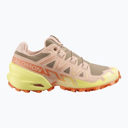 Încălțăminte de alergare pentru femei Salomon Speedcross 6 burro/sunny lime/almond cream