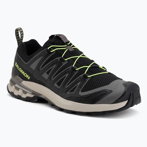 Încălțăminte de alergare pentru bărbați Salomon XA Pro 3D V9 black/dark gull gray/acid lime