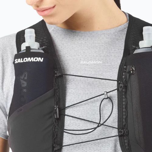 Vestă de alergare Salomon GRVL Skin 4 black
