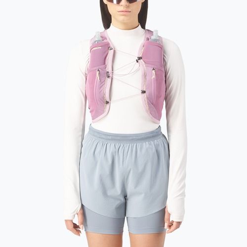 Vestă de alergare pentru femei Salomon Active Skin 12 Set dawn pink/dusky