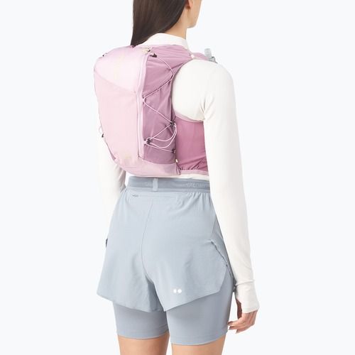 Vestă de alergare pentru femei Salomon Active Skin 12 Set dawn pink/dusky