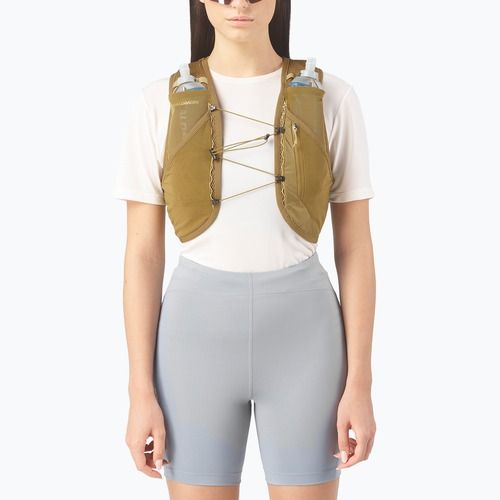 Vestă de alergare Salomon Active Skin 4 Set brilliant olive/willow