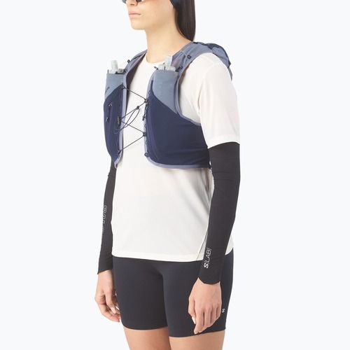 Vestă de alergare Salomon ADV SKIN 12 Gradient Set martime blue/gray