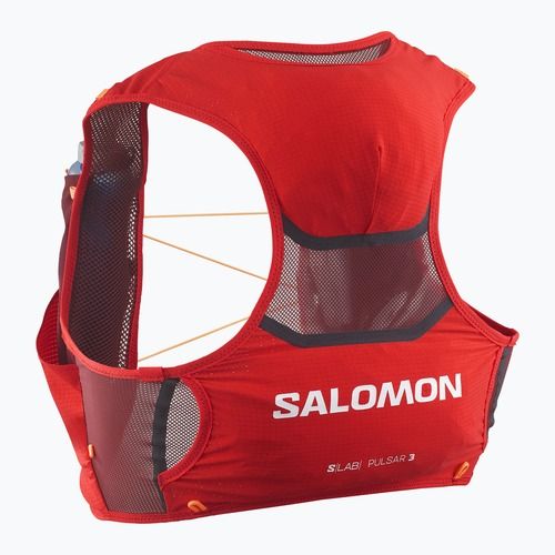 Vestă de alergare Salomon S/Lab Pulsar 3 Set fiery red/andorra/orange pop