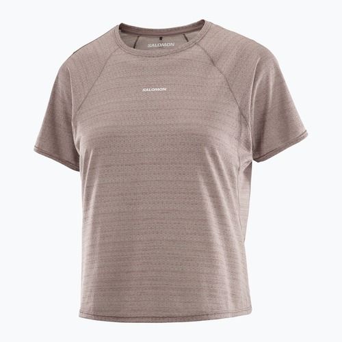 Tricou de alergare pentru femei Salomon Shakeout Air Cropp iron