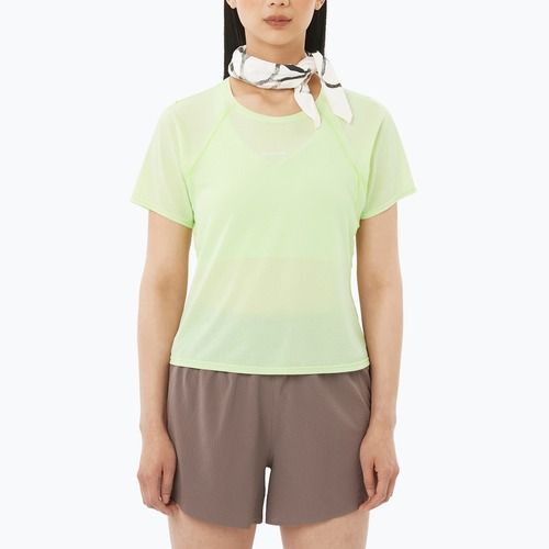 Tricou de alergare pentru femei Salomon Shakeout Air Cropp butterfly