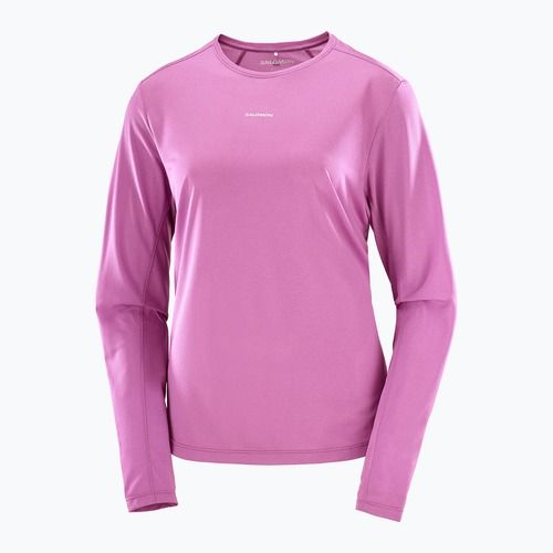 Longsleeve de alergare pentru femei Salomon Shakeout Core iris orchid