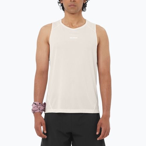 Tricou pentru bărbați Salomon Shakeout Core whisper white