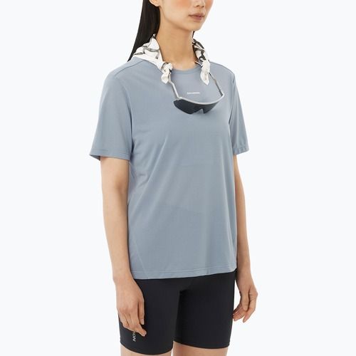 Tricou de alergare pentru femei Salomon Shakeout Core trade winds