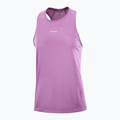 Tricou de alergare pentru femei Salomon Shakeout Core Tank iris orchid