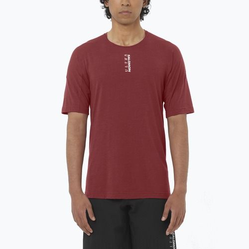 Tricou de alergare pentru bărbați  Salomon Ultra Tee syrah