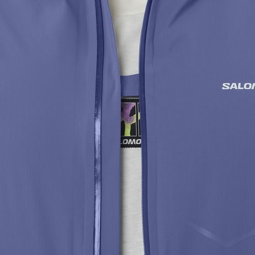 Geacă de alergare pentru bărbați Salomon Bonatti Waterproof marlin