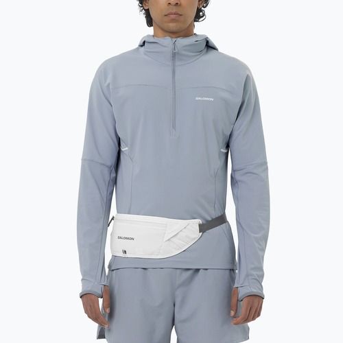 Geacă de alergare pentru bărbați Salomon Sense Aero Hybrid Half Zip Hooded trade winds