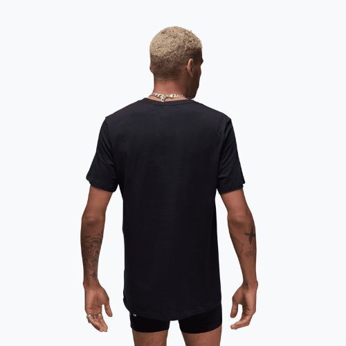 Tricou pentru bărbați Jordan JHM Flight Base Tee 2 pcs black/white