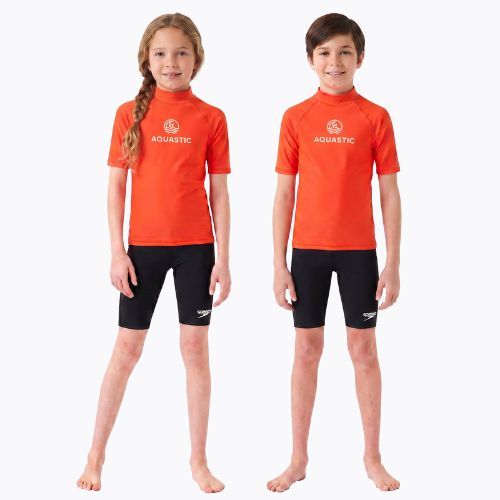Tricou pentru copii AQUASTIC Rimos UV 50+ UPF orange