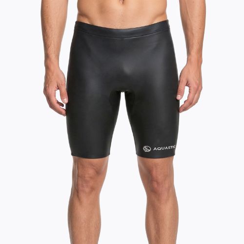 Pantaloni scurți din neopren pentru bărbați AQUASTIC OceanFlex 5/3 mm GLIDE SKIN negru
