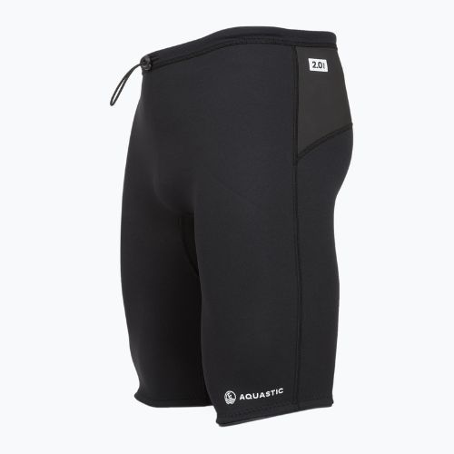 Pantaloni scurți din neopren pentru bărbați AQUASTIC SeaFlex 2.0 mm negru