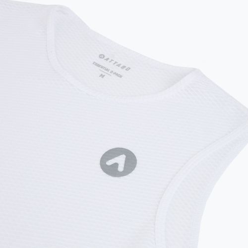 Maiou de ciclism pentru bărbați ATTABO Essential 2 pcs. white