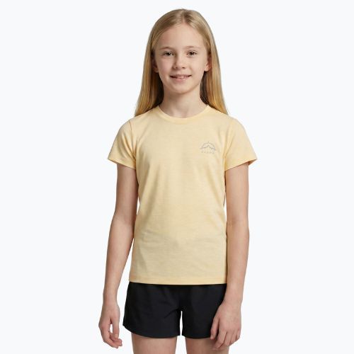 Tricou de trekking pentru copii KADVA Merivra merino peach