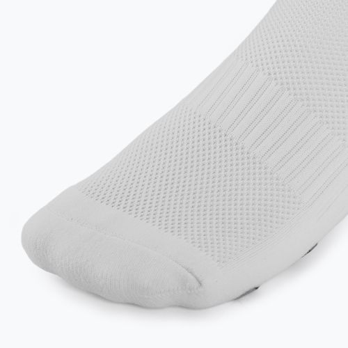 Șosete de fotbal pentru copii OneTeam Precision Grip non-slip 2-pack white
