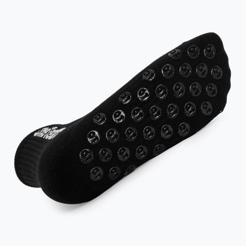 Șosete de fotbal pentru copii OneTeam Precision Grip non-slip 2-pack black