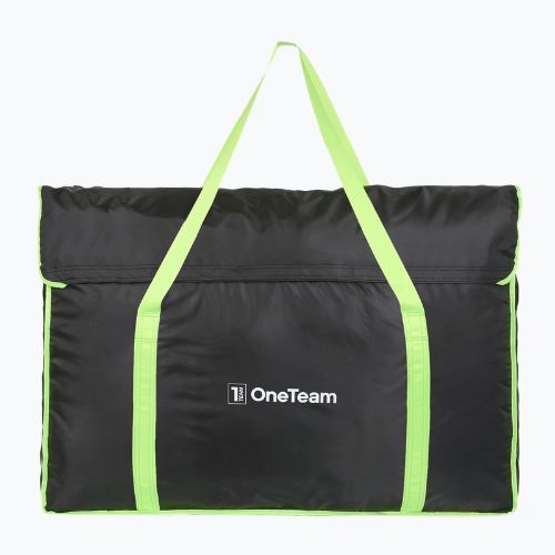 Geantă pentru transport poartă OneTeam Swiftgoal 180 x 120 cm negru/verde