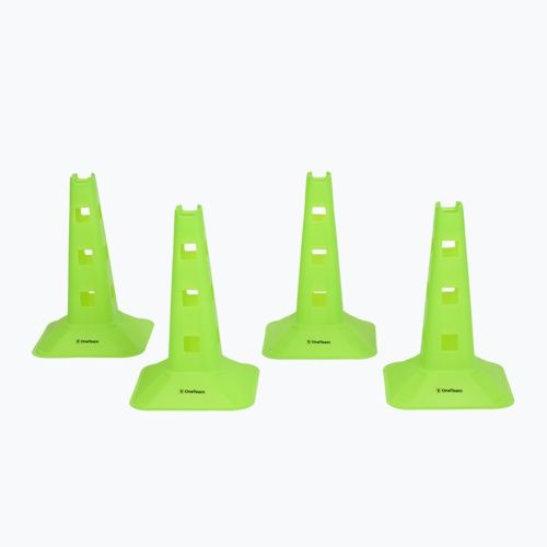 Set de conuri OneTeam TRFTB03 HG4  4 bucăți verde