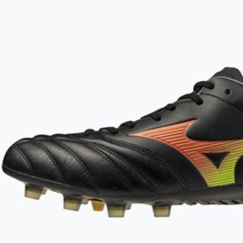 Încălțăminte de fotbal Mizuno Monarcida Neo III Elite FG black/lava orange/arcadia