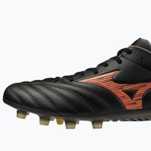 Încălțăminte de fotbal Mizuno Monarcida Neo III Pro FG black/lava orange/arcadia